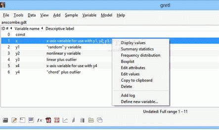 gretl-gretl下载 v1.10.2 Build 2015.09.13官方版
