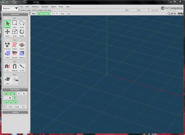 三维模型设计软件-Tetraface Inc Metasequoia-三维模型设计软件下载 v4.7.7d免费版