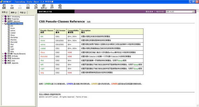 CSS2.0中文手册-CSS2.0中文手册下载 v1.0.0.0正式版