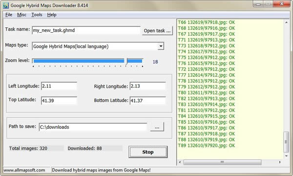 Google Hybrid Maps Downloader-混合地图下载工具-Google Hybrid Maps Downloader下载 v8.414官方版