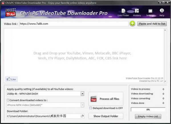 ChrisPC VideoTube Downloader Pro-视频下载工具-ChrisPC VideoTube Downloader Pro下载 v12.20.12免费版