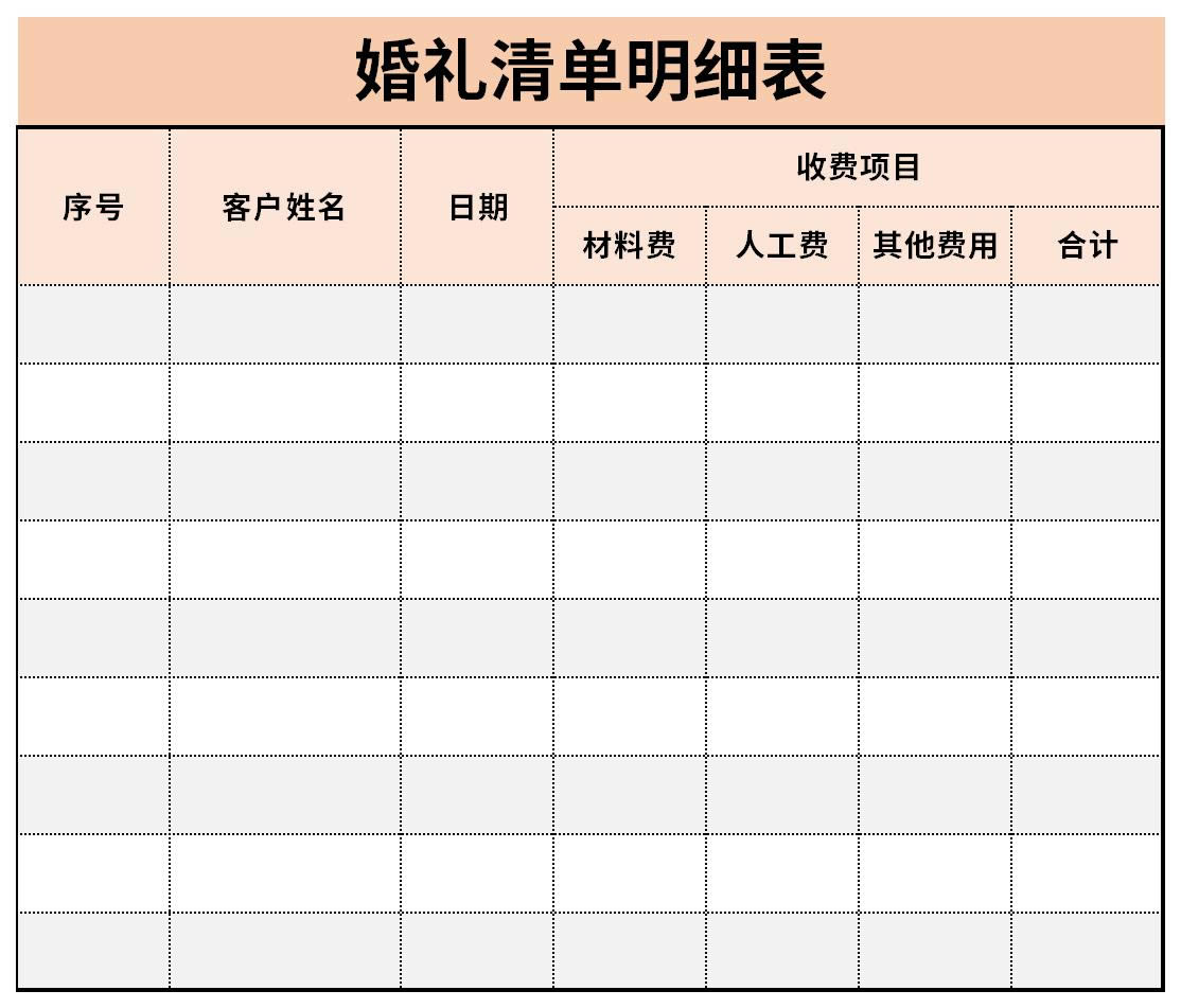 �����嵥��ϸ����ͼ