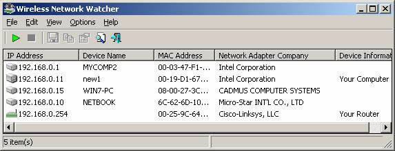 Wireless Network Watcher-���������û��鿴����-Wireless Network Watcher���� v2.2.0.0�ٷ���