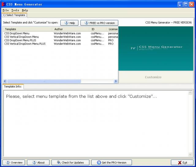 CSS Menu Generator-��ҳ�˵��Զ����ɹ���-CSS Menu Generator���� v4.1.0.17��ʽ��