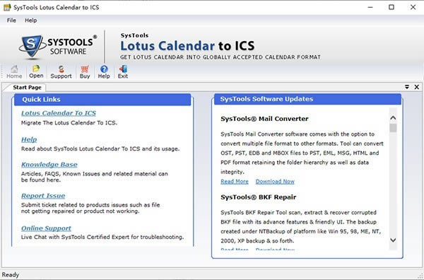 SysTools Lotus Calendar To ICS(ʼ)