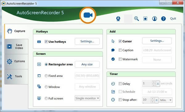 AutoScreenRecorder free 5-AutoScreenRecorder free 5下载 v5.0.729官方版