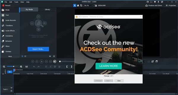 ACDSee Luxea Video Editor-Ƶ༭-ACDSee Luxea Video Editor v6.0.1.1575Ѱ