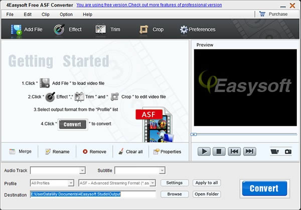 4Easysoft Free ASF Converterͼ