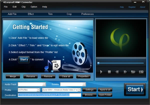 4Easysoft WMV Converter-WMV视频格式转换器-4Easysoft WMV Converter下载 v3.2.22官方版