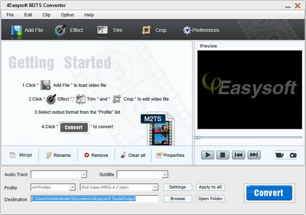 4Easysoft M2TS Converter-M2TS视频转换工具-4Easysoft M2TS Converter下载 v3.2.26官方版