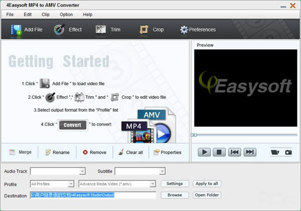 4Easysoft MP4 to AMV Converter(๦Ƶת)