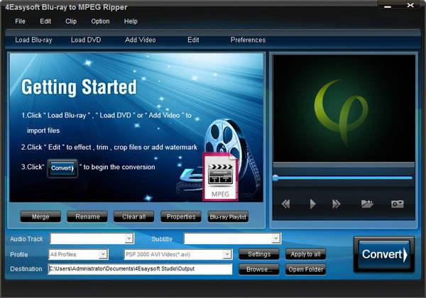 4Easysoft Blu-ray to MPEG Ripper-Ƶ-4Easysoft Blu-ray to MPEG Ripper v3.1.36ٷ