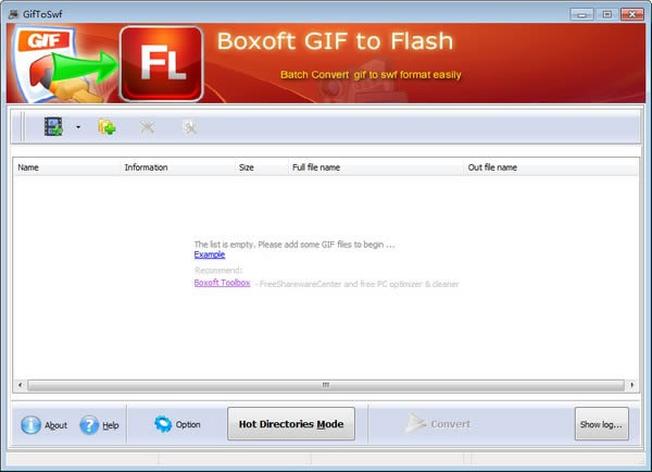 Boxoft GIF To Flash-Ƶʽת-Boxoft GIF To Flash v1.2.0ٷ