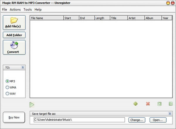 Magic RM RAM to MP3 Converter(Ƶת)