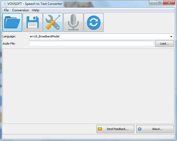 Vovsoft Speech to Text Converter(תı)