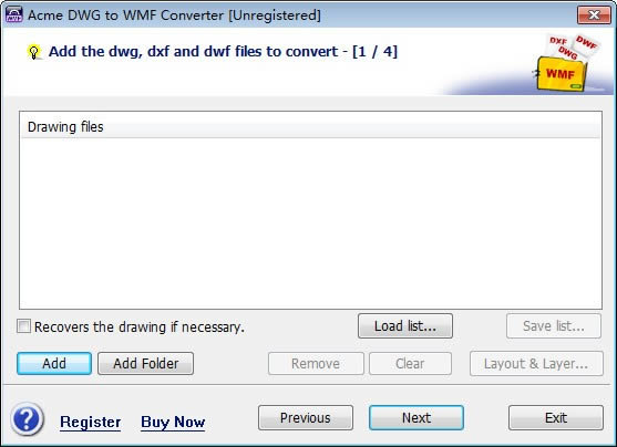 Acme DWG to WMF Converter-DWGתWMF-Acme DWG to WMF Converter v5.9.6ٷ