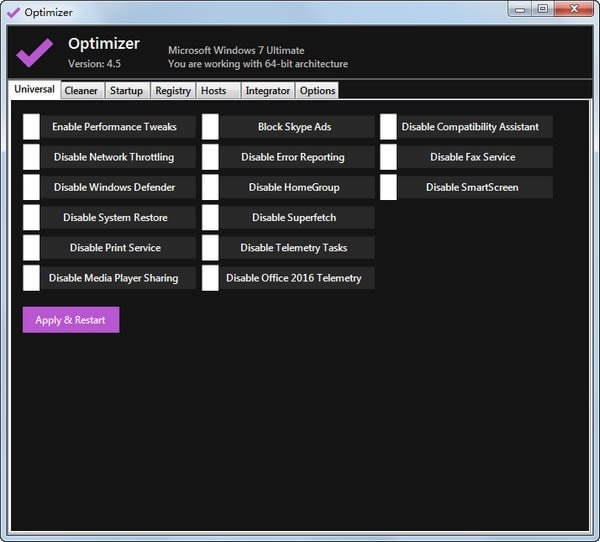 Optimizer(ϵͳŻ)