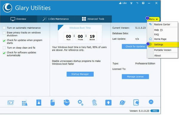 Glary Utilities Free