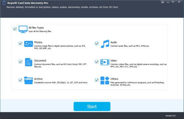 Rcysoft Card Data Recovery Pro-SD卡数据恢复工具-Rcysoft Card Data Recovery Pro下载 v8.8.0官方版