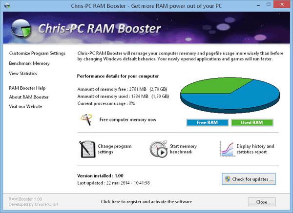 Chris-PC RAM Booster-Chris-PC RAM Booster下载 v5.24.24免费版