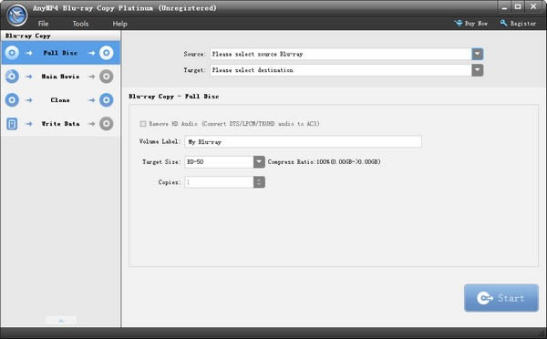 AnyMP4 Blu-ray Copy Platinum-Ƶ¼-AnyMP4 Blu-ray Copy Platinum v7.2.88ٷ