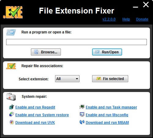 File Extension Fixer-关联文件修复-File Extension Fixer下载 v2.2.1.0官方版