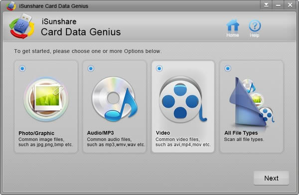 iSunshare Card Data Genius-card数据恢复工具-iSunshare Card Data Genius下载 v2.1.2.0官方版