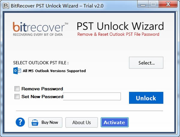 BitRecover PST Unlock Wizard-PST文件密码解锁工具-BitRecover PST Unlock Wizard下载 v2.0官方版