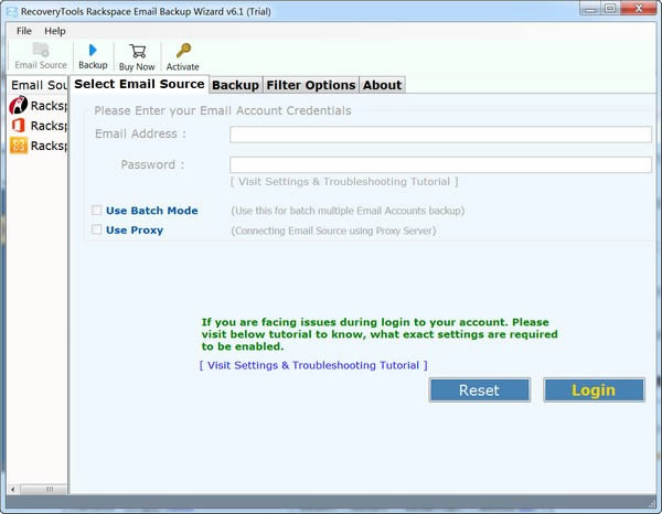 RecoveryTools Rackspace Email Backup Wizard-邮件备份工具-RecoveryTools Rackspace Email Backup Wizard下载 v6.1官方版
