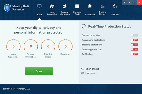 Identity Theft Preventer-个人信息保护工具-Identity Theft Preventer下载 v2.3.0官方版