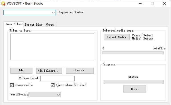 VOVSOFT Burn Studio-轻量级光盘刻录软件-VOVSOFT Burn Studio下载 v1.7官方版