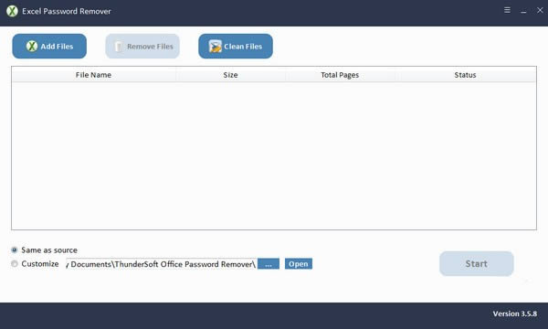 ThunderSoft Excel Password Remover(Excelȥ)