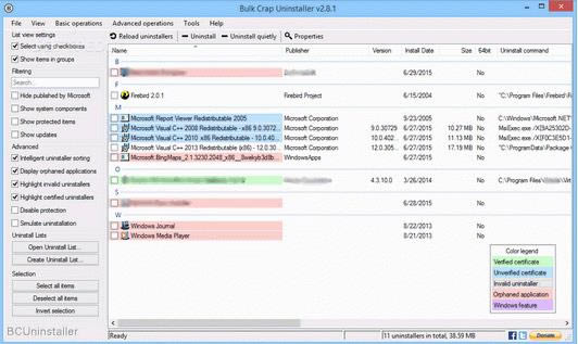 ɾ Bulk Crap Uninstaller-жع-ɾ Bulk Crap Uninstaller v4.8.0ɫ