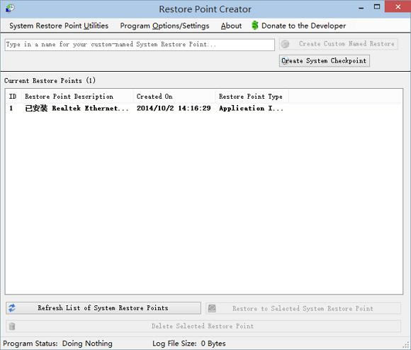 Restore Point Creator-ԭ㹤-Restore Point Creator v7.0.40.0ٷ