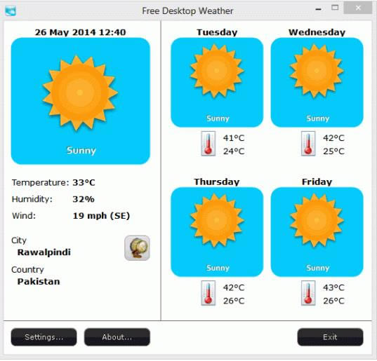 Desktop Weather--Desktop Weather v1.1.9.9ٷ