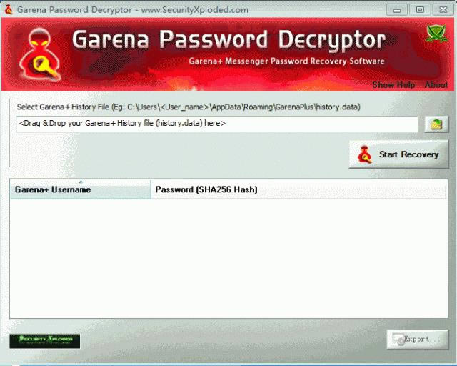 Garena Password Decryptor-Garena Password Decryptor v3.0ɫ