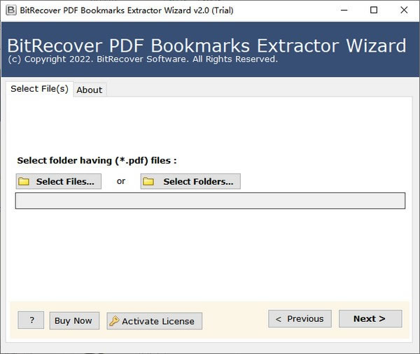 BitRecover PDF Bookmarks Extractor Wizard(PDFǩȡ)