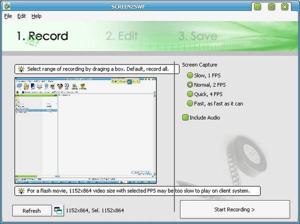 SCREEN2SWF-屏幕录像工具-SCREEN2SWF下载 v3.7.0.0官方版