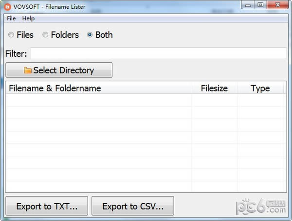 Filename Lister-文件列表导出软件-Filename Lister下载 v3.5免费版