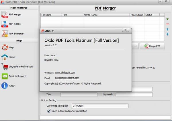 Okdo PDF Tools Platinum-PDF-Okdo PDF Tools Platinum v2.9Ѱ