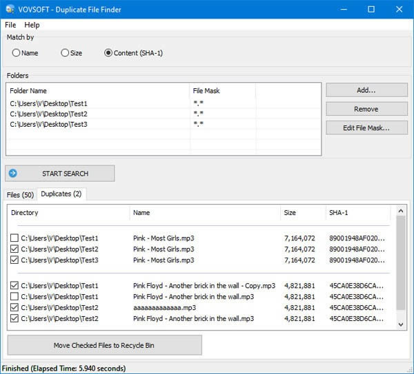 VovSoft Duplicate File Finder-ظļ-VovSoft Duplicate File Finder v1.1Ѱ