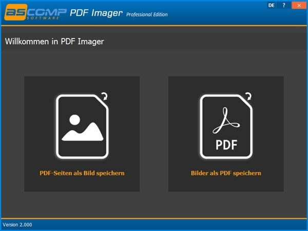 ASCOMP PDF Imager Professional Edition-PDF转图像工具-ASCOMP PDF Imager Professional Edition下载 v1.0官方版