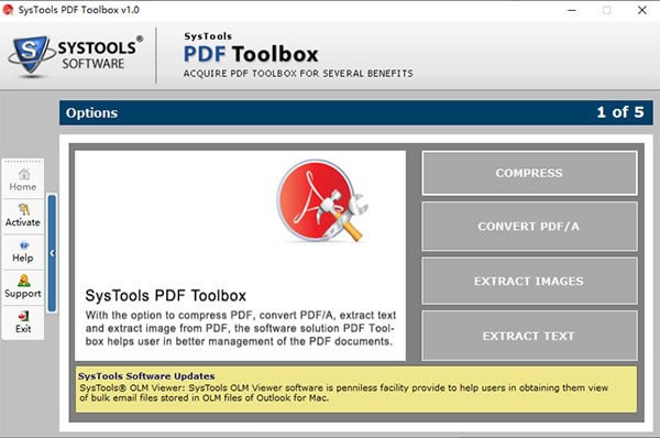 SysTools PDF Toolbox-PDF文件处理工具-SysTools PDF Toolbox下载 v1.0官方版