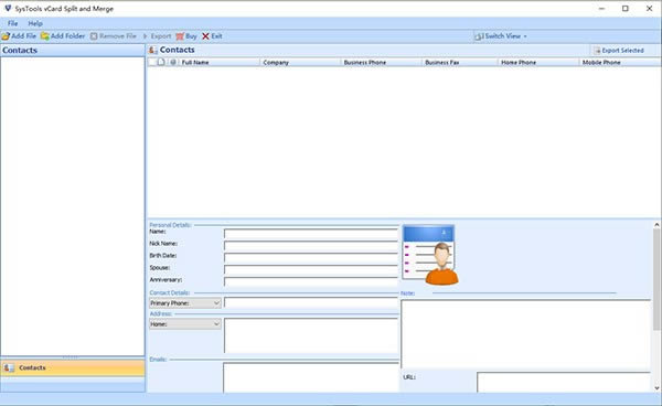 SysTools vCard Split and Merge-文件处理工具-SysTools vCard Split and Merge下载 v3.0官方版