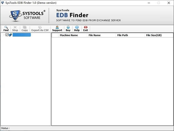 SysTools Exchange EDB Finder-文件查看工具-SysTools Exchange EDB Finder下载 v1.0官方版