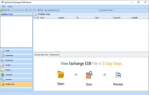 SysTools Exchange EDB Viewer-文件查看工具-SysTools Exchange EDB Viewer下载 v5.0官方版