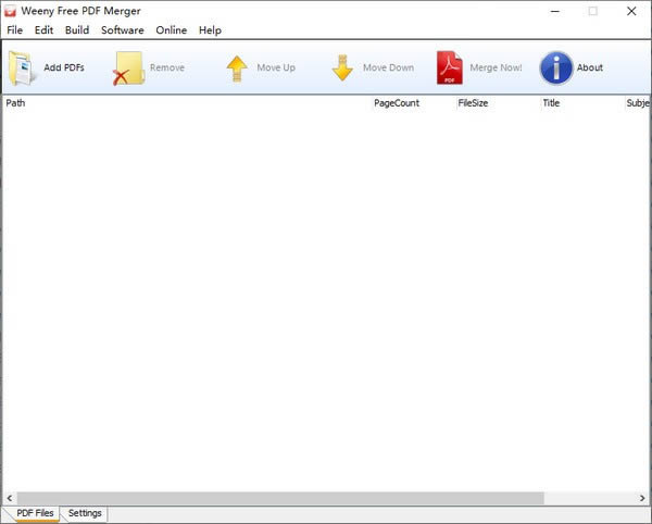 Weeny Free PDF Merger-pdf合并软件-Weeny Free PDF Merger下载 v2.0官方版