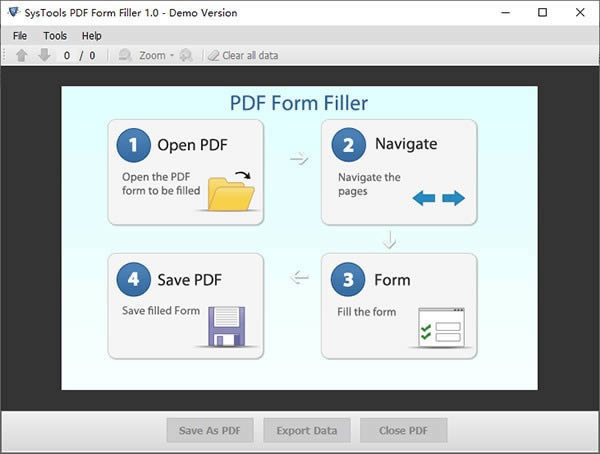 SysTools PDF Form Filler-PDF表彰处理工具-SysTools PDF Form Filler下载 v1.0官方版