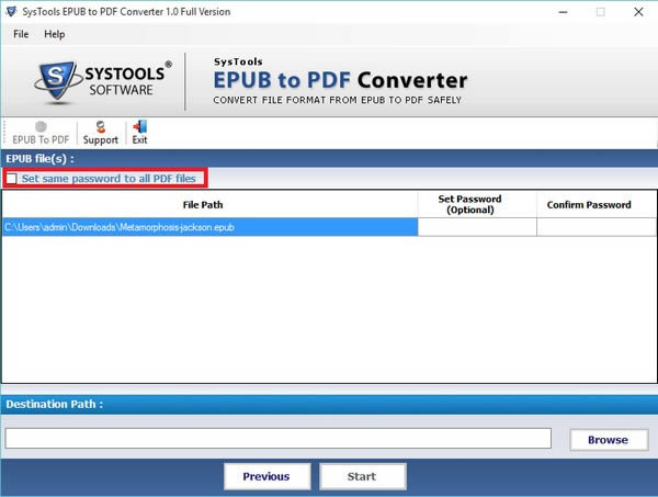 SysTools EPUB to PDF Converterͼ