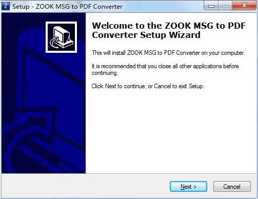 ZOOK MSG to PDF Converterͼ